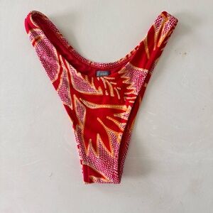 Red and Yellow Bikini Bottom